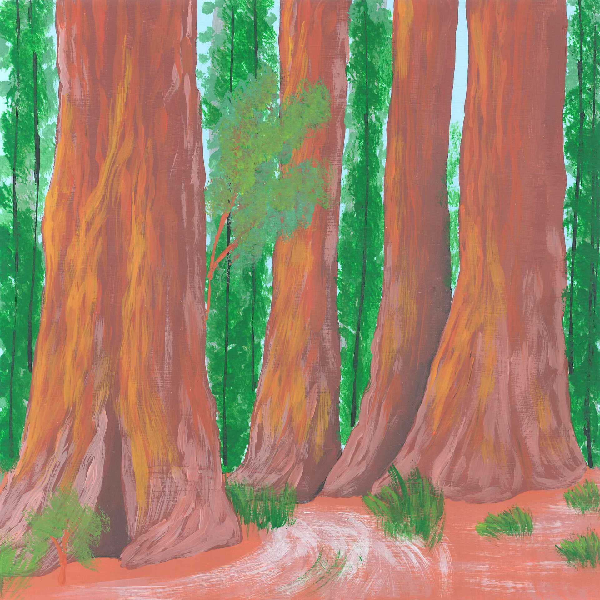 Yosemite Dawn Chorus - nature landscape painting - earth.fm